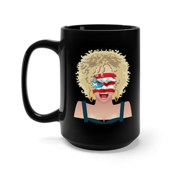 BURBUMOJI COFFEE CUP BLACK  BORICUA 15OZ