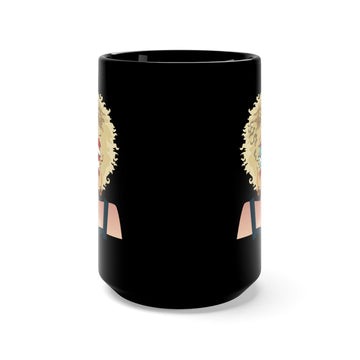 BURBUMOJI COFFEE CUP BLACK  BORICUA 15OZ