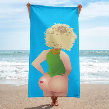 BEACH TOWEL DAME UN KISS