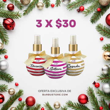 BURBU 3 X $30