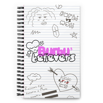 BURBU BELIEVERS Spiral notebook