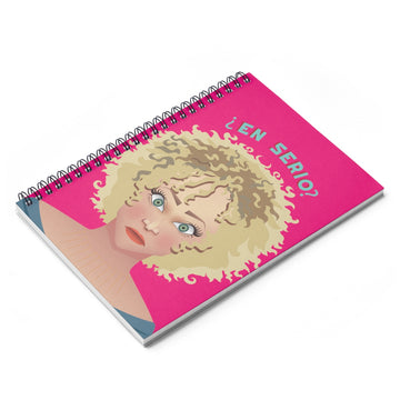 BURBUMOJI SPIRAL NOTEBOOK RULED EN SERIO