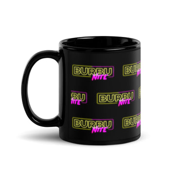 BURBU NIGHT Black Glossy Mug