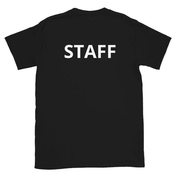 Camiseta unisex de manga corta BURBU TV STAFF